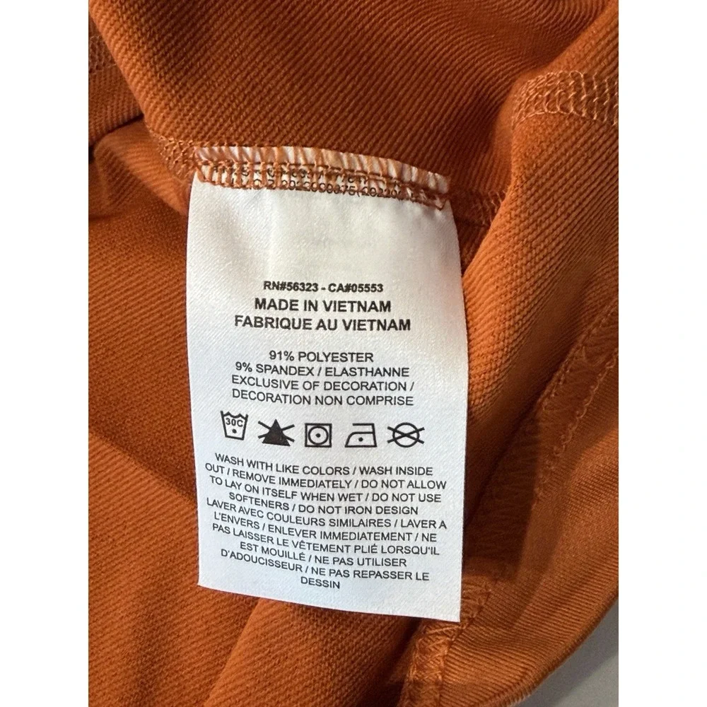 Nike Texas Longhorns Baseball Long Sleeve Tee Orange FJ4730-802 Mens L New